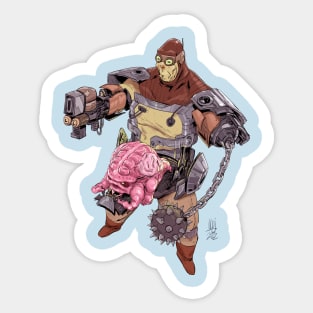 Kraang and Android in fight Sticker